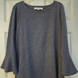 Loft Bell 3/4 Sleeve Length Top Size Small NWT
